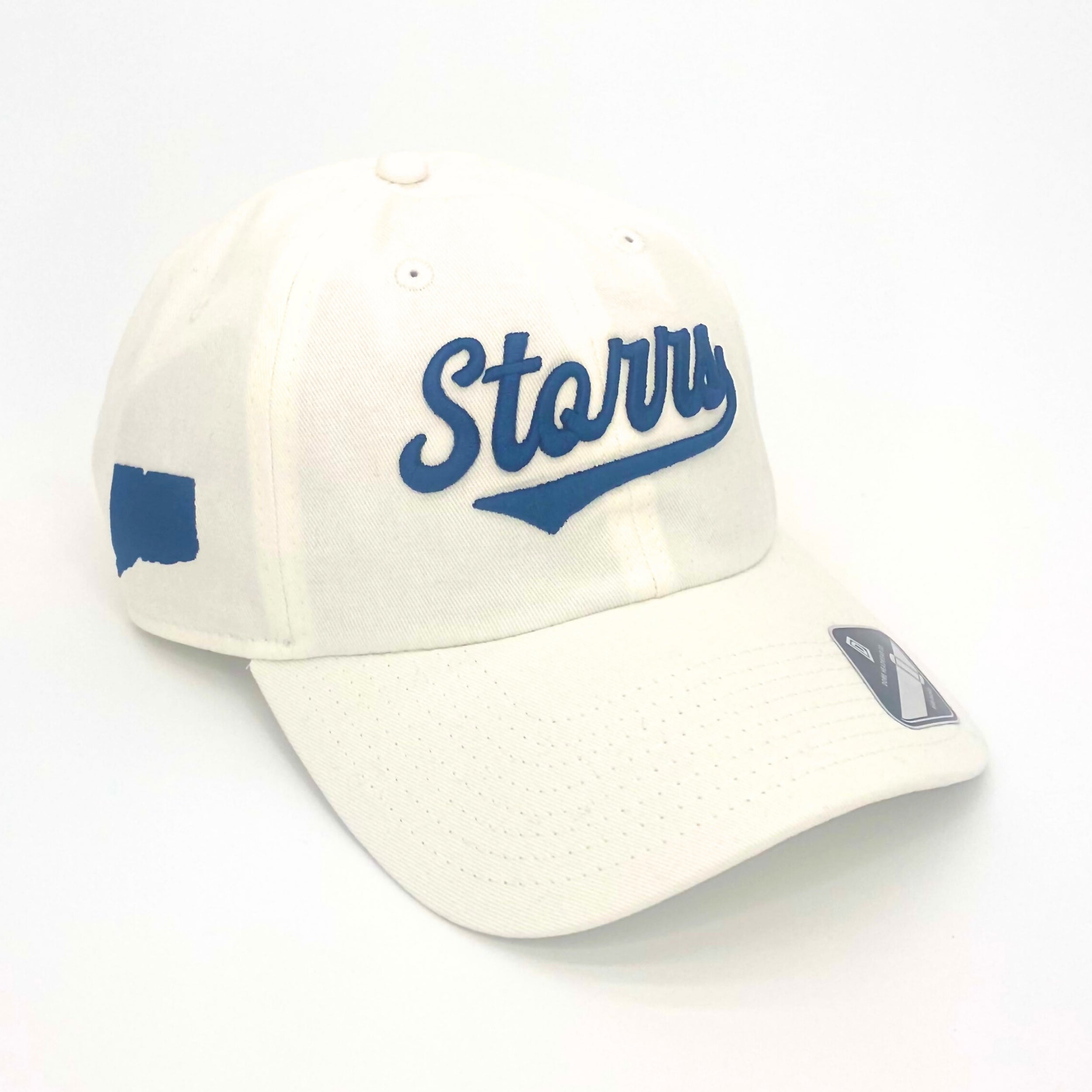 Storrs Script Dad Hat (White/Navy)