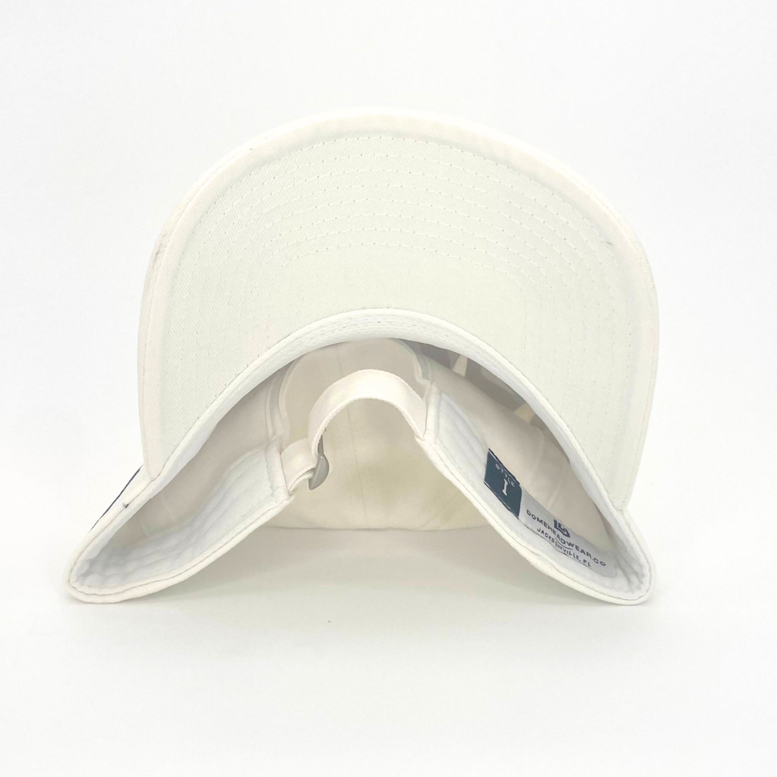 Storrs Script Dad Hat (White/Navy)