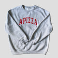 Apizza College Block Embroidered Crewneck