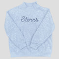 Chain Stitch Storrs Embroidered Mockneck